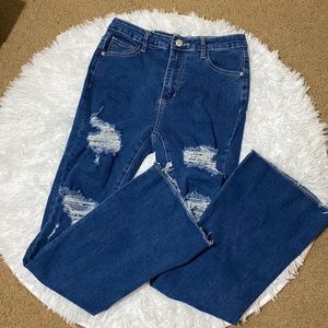 Shein bell bottom jeans